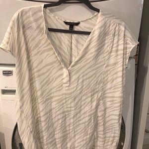 Banana republic zebra blouse
